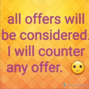 I want offers!!